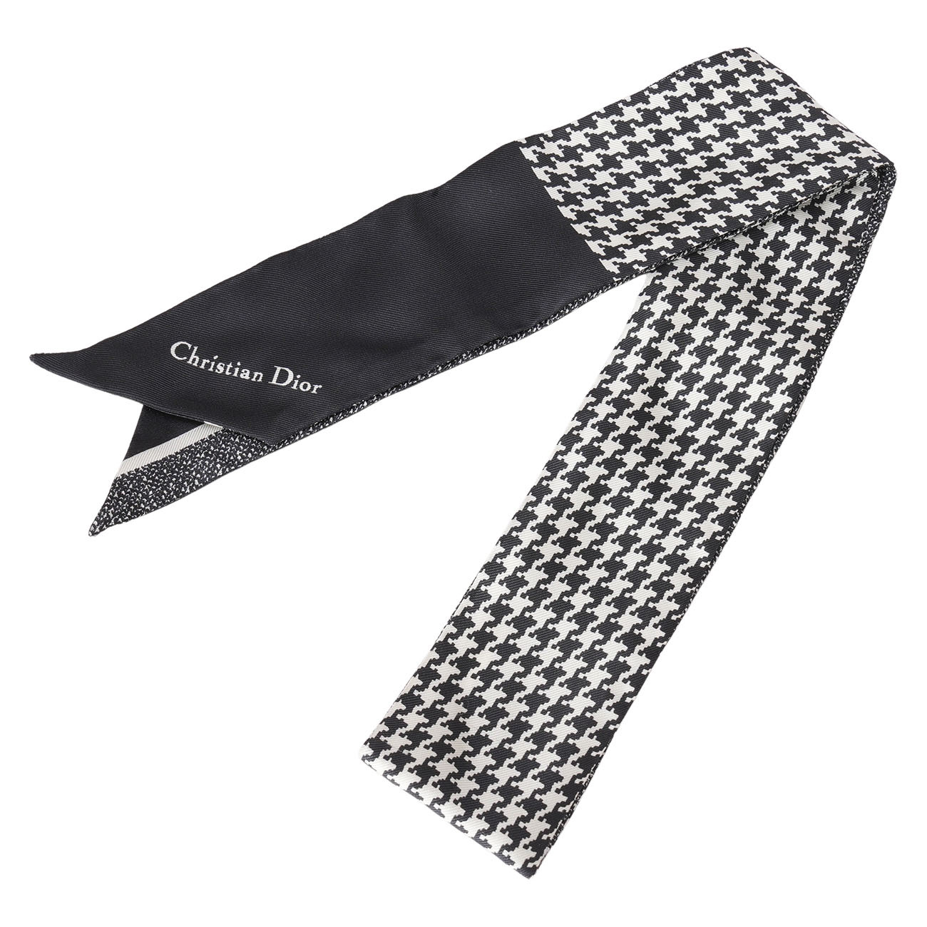 CHRISTIAN DIOR(USED)디올 트윌리 하운드체크